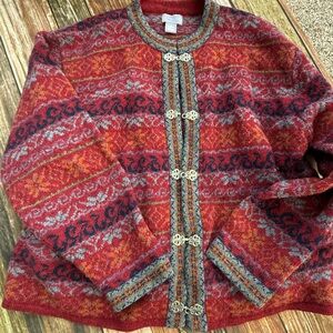Carroll Reed Nordic Wool Sweater